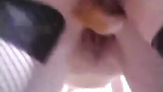 Mature and young lesbians try fist and a male