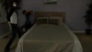 lesbians ass gets a fisting and fucked strapon