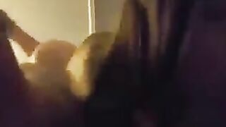 She passionately sucks that cock dry 