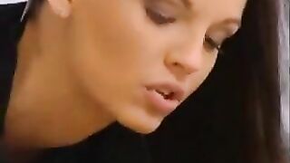 very sensual lesbian kissing