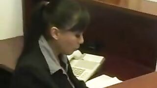 Lesbian Secretaries caught by their Boss...F70
