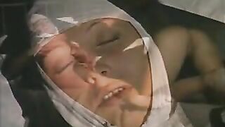nun rubs one out