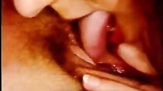 Licking Hairy Pussy