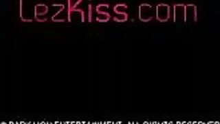 Lesbians tongue kissing and tribbing