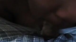 Closeup Ebony Big Clit Suck