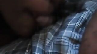 Closeup Ebony Big Clit Suck