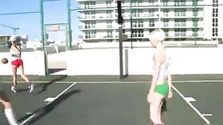 Three Bad Girls Play Basket And With Sextoys - Anal S88