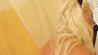 Busty Blonde Mature Plays With A Young Asian Girl - OZ