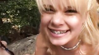 Sweet Kimmie, Tiny Summer and Jenny - On the rocks