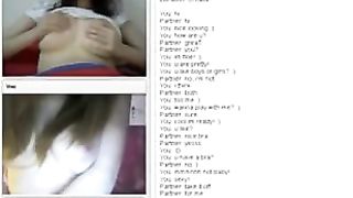 Chatroulette. Girl on Girl.