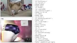 Chatroulette. Girl on Girl.