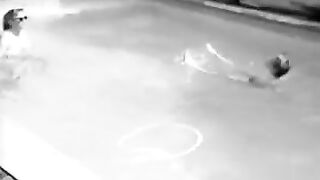 Two Busty Girls Shaking Boobs in Pool (1960s Vintage)