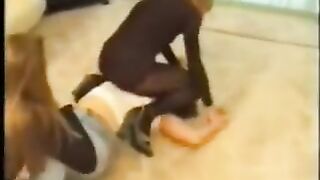 Wrestling 2 Girls Vs. 1 Girl