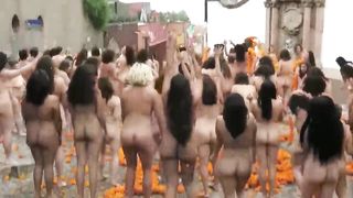 Nudist women group of Mexico