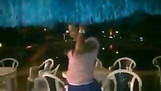 Friends expose and lick nipple of embarrassed busty girl