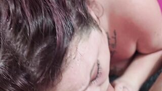 9 loads of Cum in my throat - Oral-sex Cumpilation