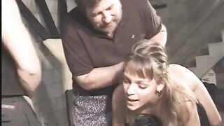 Hawt sub gets thonged and blindfolded whilst being gratified