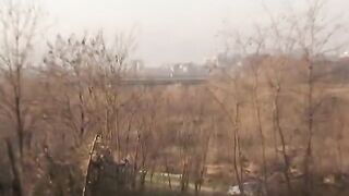 My grandma gives me a blowjob in a park!
