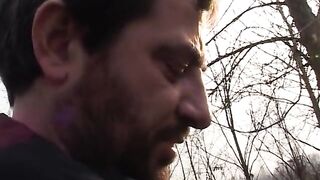 My grandma gives me a blowjob in a park!