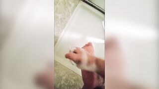 Washing my smutty soles (it tickles)