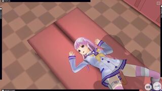 CG COMICS Nepgir banging in the locker room (Choujigen Game Neptune The Animation)