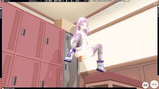 CG COMICS Nepgir banging in the locker room (Choujigen Game Neptune The Animation)