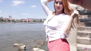 GERMAN SCOUT - GINGER ANGEL KIARA PICKED UP AND SCREWED AT CASTING