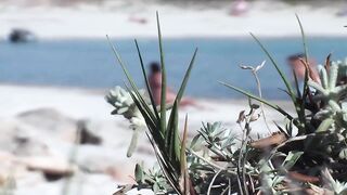 Uninhibited voyeur on Es Trenc beach