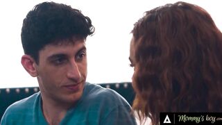 MAMA'S MALE - Wicked Stepmom Natasha Fine Gave His Stepson Shlong An Endurance Training