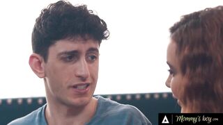 MAMA'S MALE - Wicked Stepmom Natasha Fine Gave His Stepson Shlong An Endurance Training