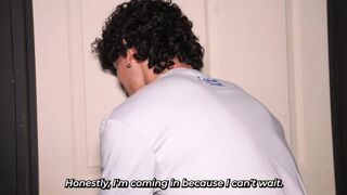 Stepson plays a prank on his breasty stepmother in the bath