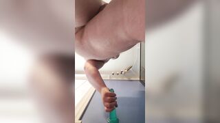 Riding my sex tool wishing it was your schlong dad