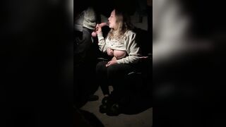 Snuck Away Blow a Large Cock in the Centre of the Night