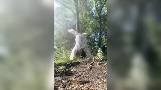 2in1: Pissing Over Head - Urinate - Fountain