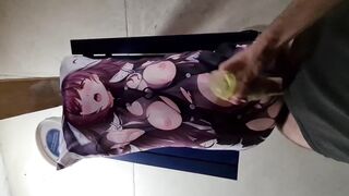banging my dakimakura in the public attic