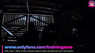 Training Zero Run Wench Run! Exercising my Femdom Serf Outdoors Public Humiliation