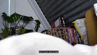 Dutch porn: That guy screws, this babe eats chips! Sexybuurvrouw
