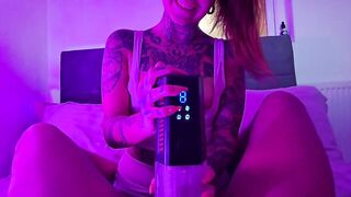 My Girlfriend Uses Shlong Sucker Toy on My Large Wang