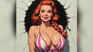 Large Boob Honeys in Swimsuits Art