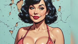 Large Boob Honeys in Swimsuits Art