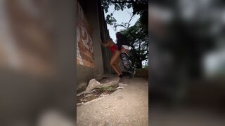 Trans Woman Has Sex in the Street with a Cheating Married Guy.