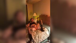 playing around masturbating