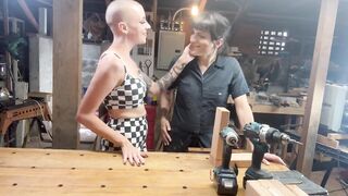 Eating Snatch and Sucking Trans Jock on Work Break