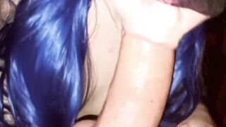 Sucking swollen shlong