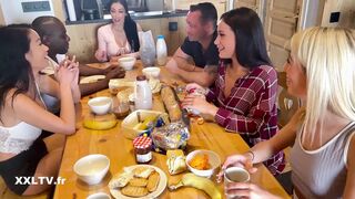 Fuckfest in a mountain chalet
