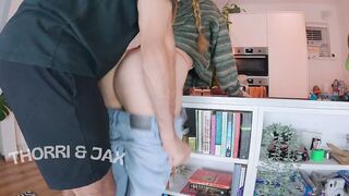 Yanking Anal Beads from her Taut Butt then Stuffing her with two Sets (Beads from Sinnovator)