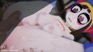 [FORTNITE x TADC] - POMNI "TRAPPED IN THE LOOP": Bound Up Digital Cutie & Hardcore POV Spitroast (4K/60FPS) - (異世界ピエロわからせ)