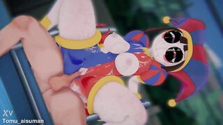 [FORTNITE x TADC] - POMNI "TRAPPED IN THE LOOP": Bound Up Digital Cutie & Hardcore POV Spitroast (4K/60FPS) - (異世界ピエロわからせ)