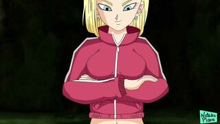 Android eighteen and Krillin parody xxx from Dragon Ball Super