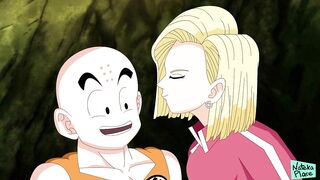 Android eighteen and Krillin parody xxx from Dragon Ball Super